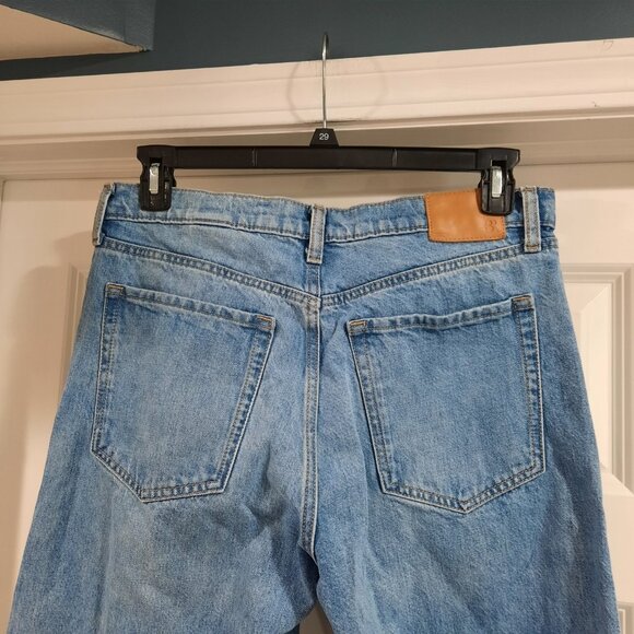 Banana Republic Jeans Womens 30 Mid Rise Loose Stovepipe Premium Button Fly - Picture 5 of 13